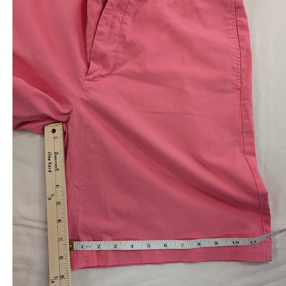 Vineyard Vines Chino Shorts Mens 34 Coral Pink Relaxed Fit Cotton‎